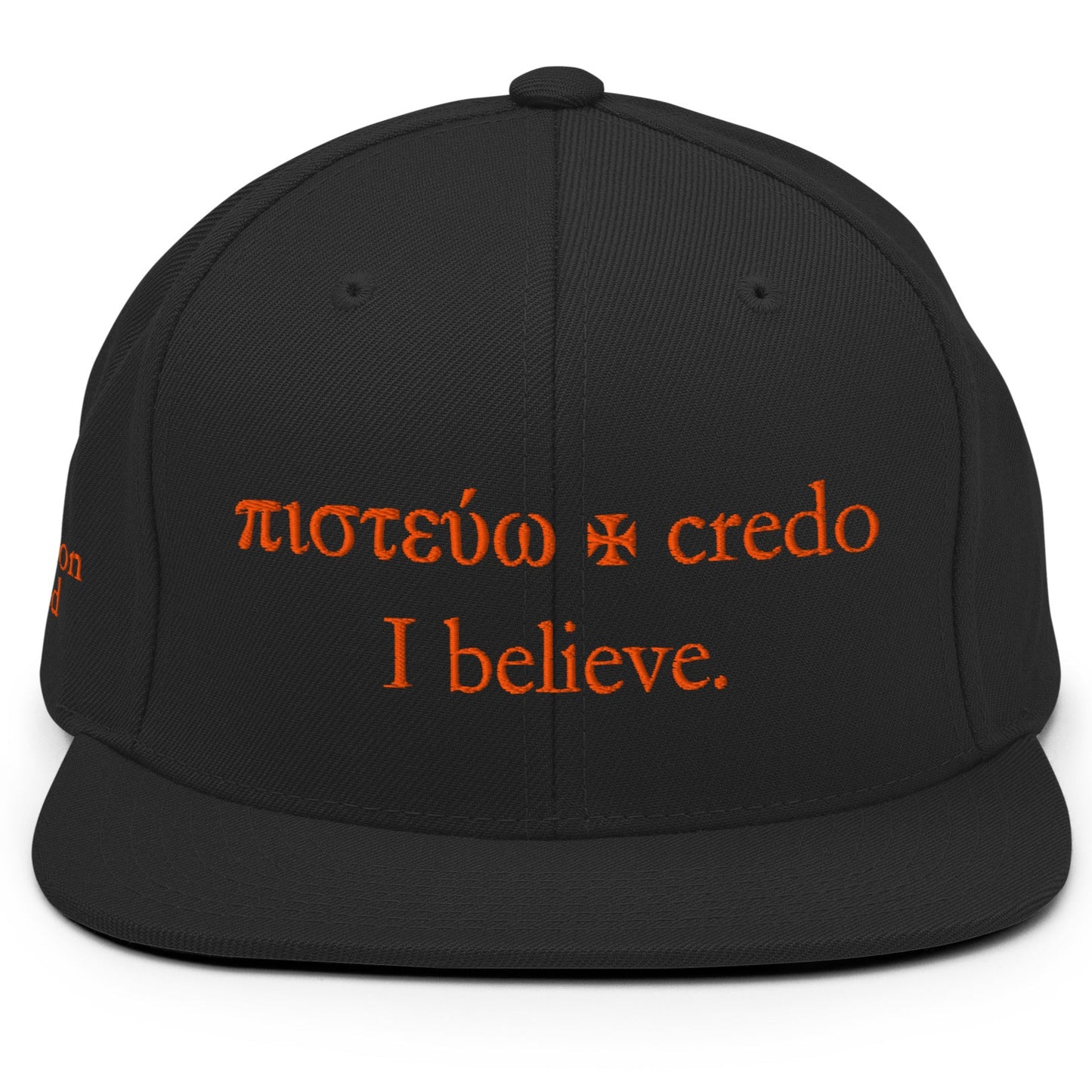 I Believe Wool Blend Snapback Hat