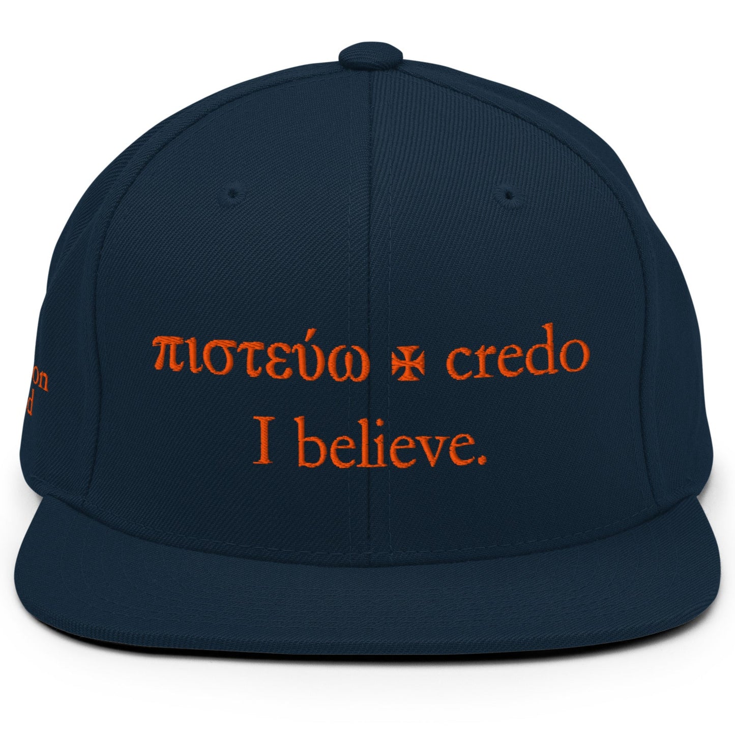 I Believe Wool Blend Snapback Hat