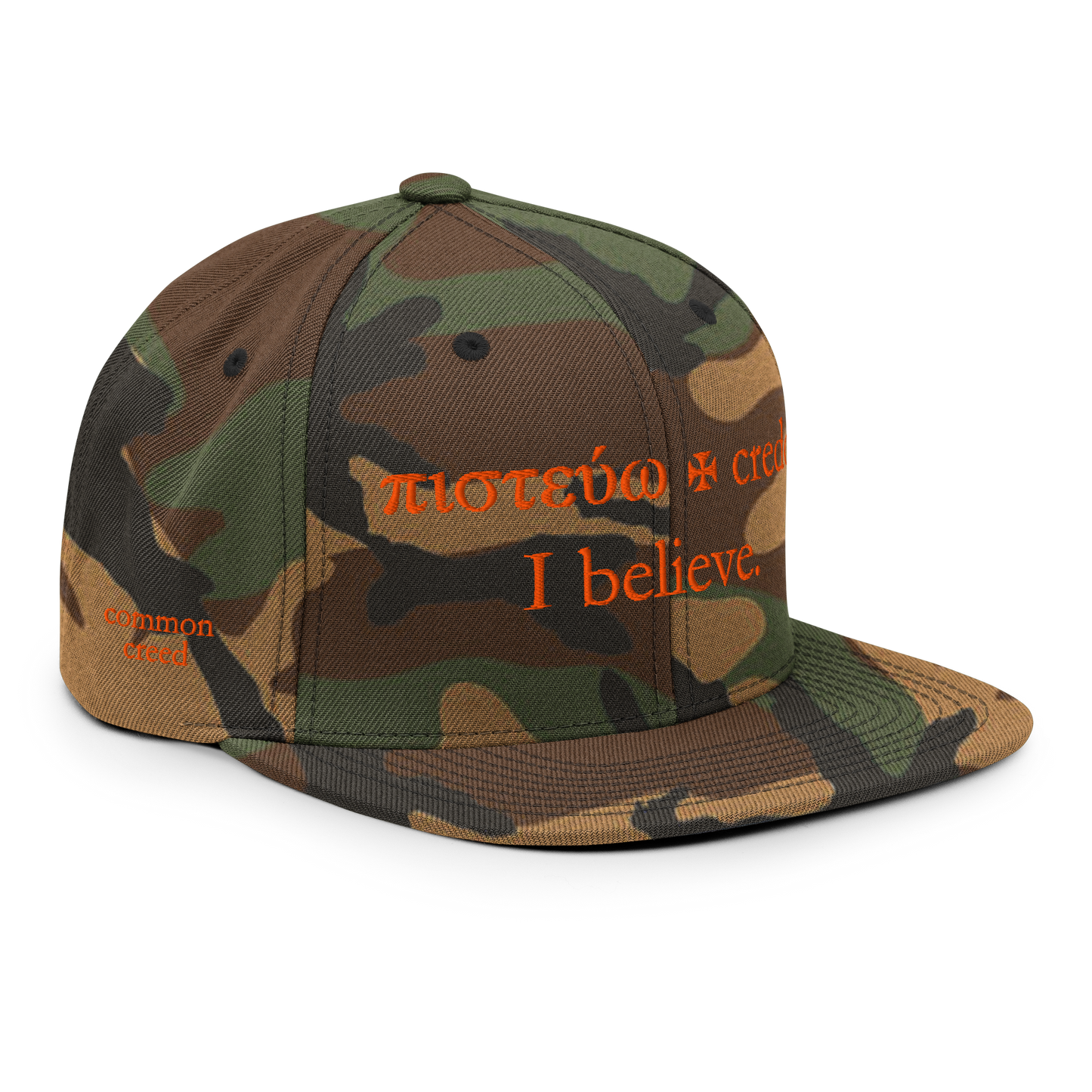 I Believe Wool Blend Snapback Hat