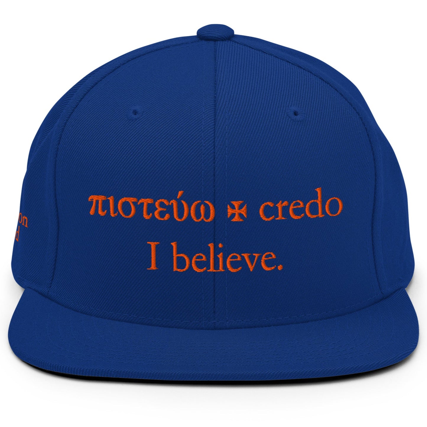 I Believe Wool Blend Snapback Hat