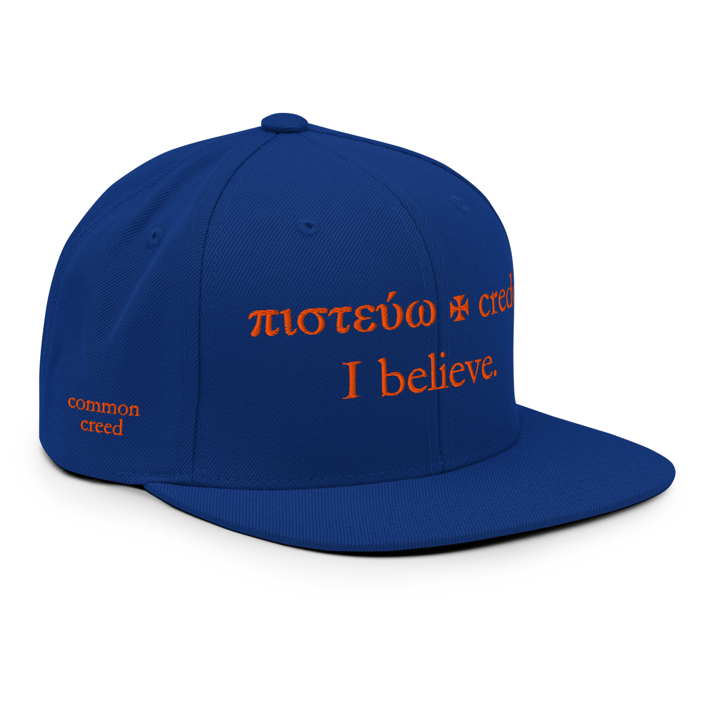 I Believe Wool Blend Snapback Hat