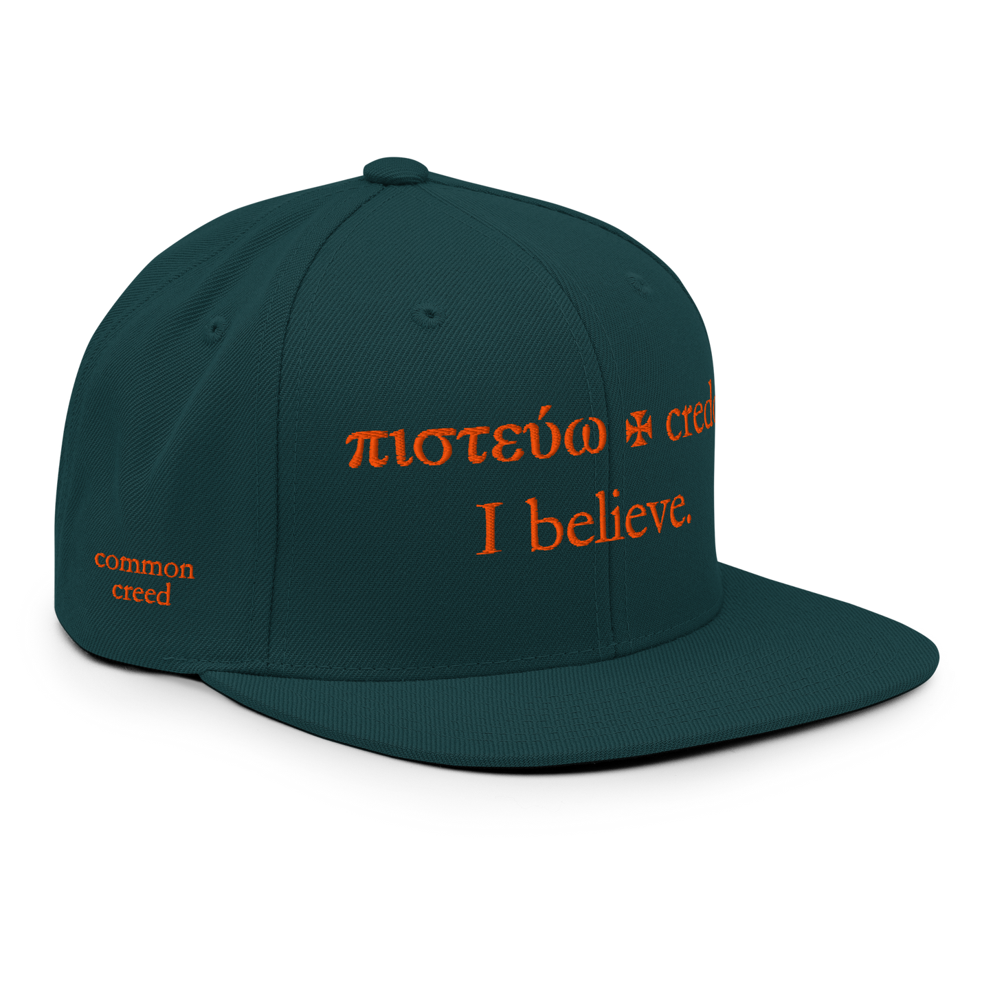 I Believe Wool Blend Snapback Hat