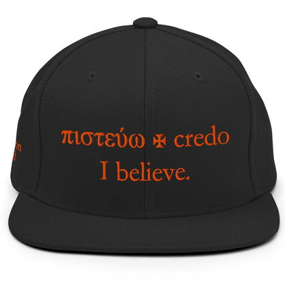 I Believe Wool Blend Snapback Hat