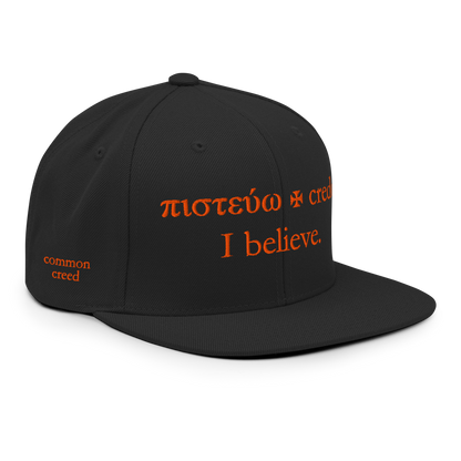 I Believe Wool Blend Snapback Hat