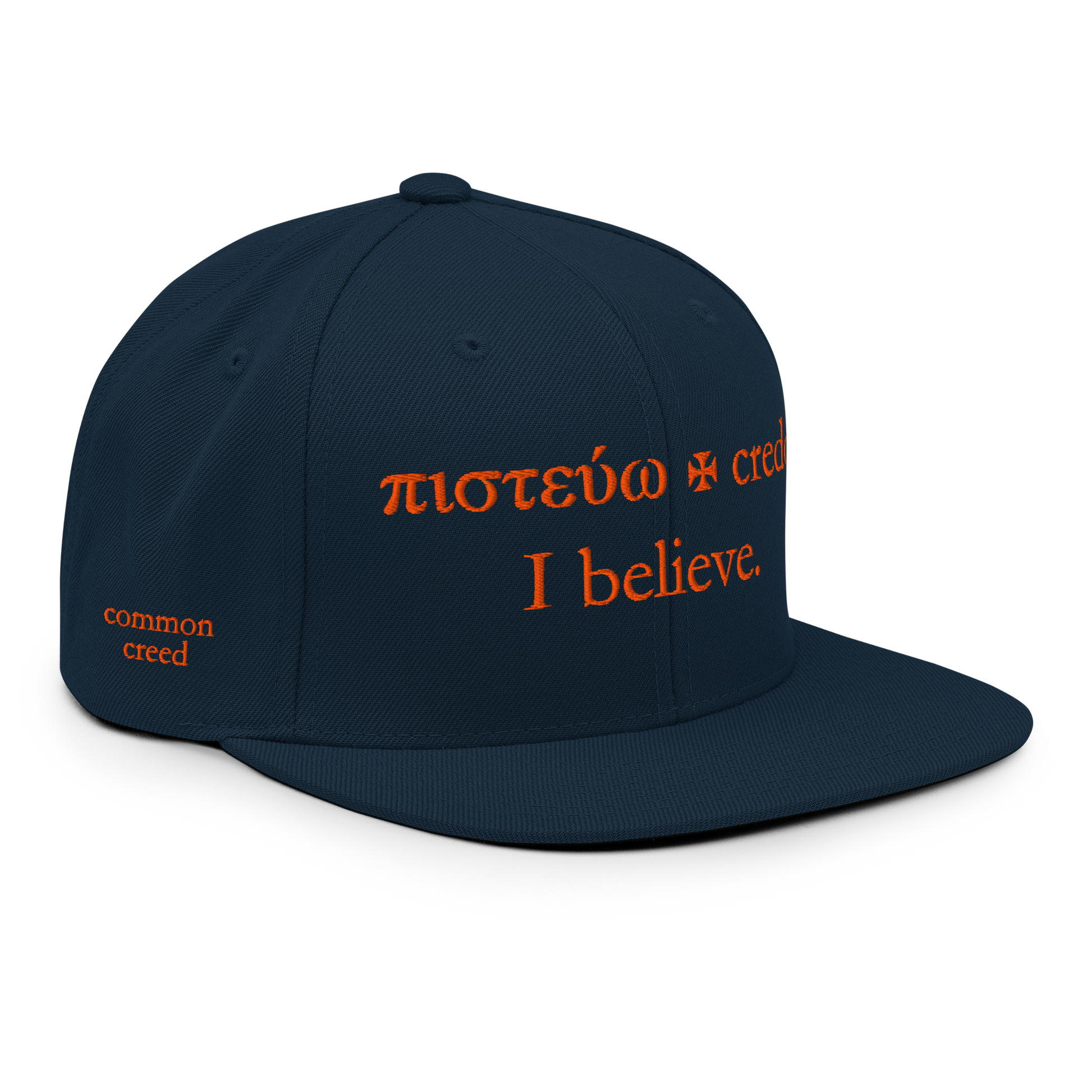 I Believe Wool Blend Snapback Hat