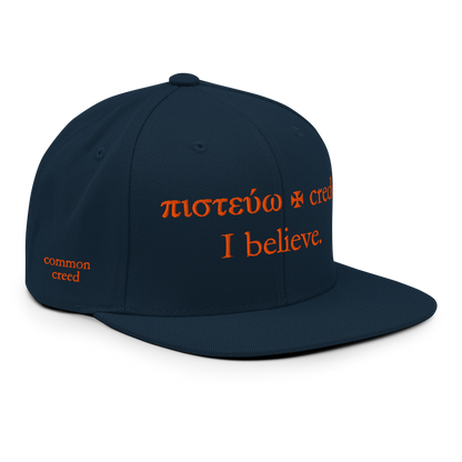 I Believe Wool Blend Snapback Hat