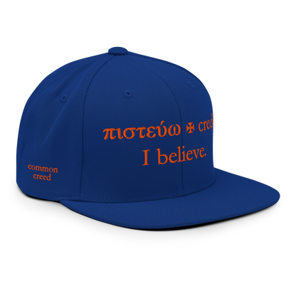 I Believe Wool Blend Snapback Hat